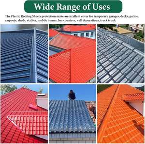 Tôles de <span class=keywords><strong>toiture</strong></span> ondulées en résine synthétique plastique haute résistance, résistantes aux chocs et ignifuges - Product Image 5