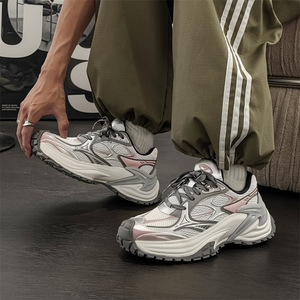 Zapatillas deportivas casuales de moda para parejas, serie Running Dad Shoes, de malla, deportivas, versátiles, con suela gruesa, para hombre, edición limitada. - Product Image 1