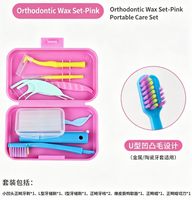 Ensemble de soins orthodontiques 5/7/8 pièces, kit de brosses interdentaires en plastique pour l'hygiène buccale