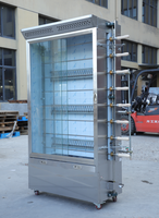 Machine à rôtir le poulet professionnelle avec panier à snacks pour la restauration extérieure et la vente de nourriture