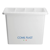 COMIL PLAST Marque Italienne Personnalisable Style Européen Insert de Vase Funéraire en Acier Inoxydable pour Monument Religieux Adulte Mausolée