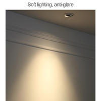 Fabricant chinois de spots encastrés anti-éblouissement pour la maison, 4 pouces, COB 5w 7w 10w 15w, en aluminium, spot LED encastré au plafond