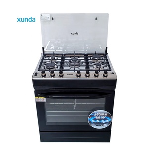 Venta Directa de Fábrica Xunda, Equipo de Cocina de Acero Inoxidable, Cocina Multifuncional de 5 Quemadores, Estufa de Gas y Horno de Gas - Product Image 1