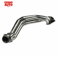 Collecteurs d'échappement en acier inoxydable, tuyaux d'échappement pour Chevrolet Corvette 1997-2004 5.7L, tube long 1-7/8 pouces