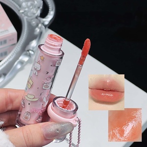 Brillo Labial <span class=keywords><strong>JOJO</strong></span> DIARY con Espejo de 6 Tonos, Diseño de Gato de Dibujos Animados, Tono Frutal de Baja Saturación para Maquillaje, Venta al Por Mayor - Product Image 4