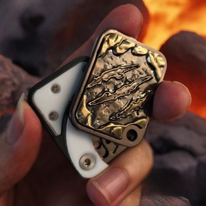 Magic Dragon Push Slider Fidget, Placa Magnética de Metal, Moneda Mecánica EDC, Juguete Sensorial Antiestrés y Anti-Ansiedad, 18+ - Product Image 2