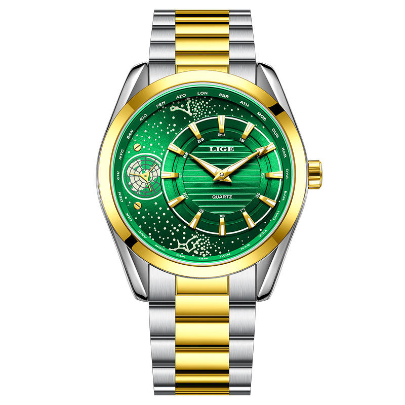 โรสโกลด์ - เขียว