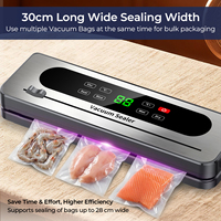 75kPa 50W 30cm 4L/min 2000mAh ecran tactile coupe-sac cuisine alimentaire machine sous vide soudeuse emballage alimentaire