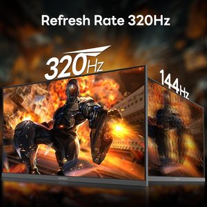 KOORUI <span class=keywords><strong>Monitor</strong></span> Gaming de 25 pulgadas 1ms 320Hz <span class=keywords><strong>Monitor</strong></span> HDR400 IPS Pantalla Inclinación <span class=keywords><strong>Vertical</strong></span> Altura ajustable G2511E - Product Image 2