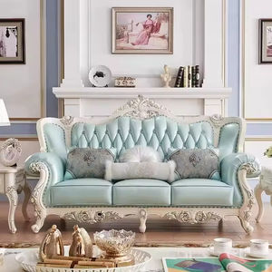 Canapé <span class=keywords><strong>d</strong></span>'angle en bois massif de luxe européen en forme de L avec finition or champagne pour salons, salles à manger et hôtels - Product Image 1