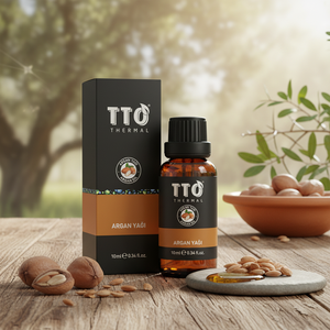 Huile d'Argan Thermique TTO 10ml 100% Pure Pressée à Froid Essentielle Nourrissante pour Cheveux et Peau avec Graines TR - Product Image 3