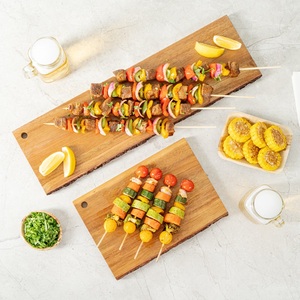 Grande <span class=keywords><strong>brochette</strong></span> en <span class=keywords><strong>bois</strong></span> de <span class=keywords><strong>30</strong></span> <span class=keywords><strong>cm</strong></span> pour hot-dogs, outil indispensable pour votre barbecue. - Product Image 5