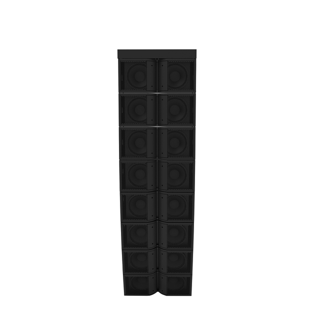 Accuracy Pro Audio LA210 Professional PA System Concert Speaker Box Accurate Passive Line Array Speakers for Stage Use