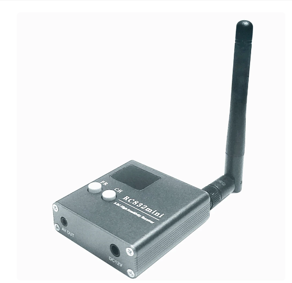 RC832mini 4.9G-5.8G 56CH High Sensitivity Receiver With A/V and Power Cable for FPV Multicopter Aircraft