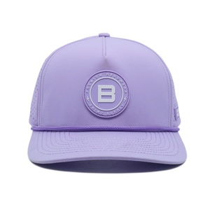 Gorra de Béisbol de Alta Calidad Resistente al Agua, Cortada con Láser, Personalizada, de 5 Paneles, Ajustable, Estilo Femenino, Color Lila, para Golf - Product Image 1