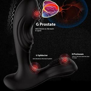 Produkte für Erwachsene Männliches Prostata-<span class=keywords><strong>Massage</strong></span> gerät Männliches und weibliches Anal gerät Drahtlose Fernbedienung Slapping Vibration Anal Plug - Product Image 1