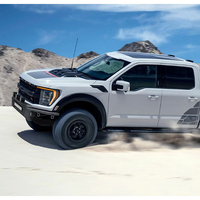 Accessoires 4x4, barres de protection tout-terrain, acier noir, anti-collision, robuste, pare-chocs avant avec treuil pour Ford Raptor F150