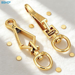 Conector Giratório de Metal em Latão Dourado para Acessórios de Bolsa Feminina, Fecho de Bolsa, Acessórios de Couro - Product Image 1