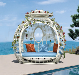 Chaise d'été Chaises longues Mobilier d'extérieur Chaise d'attente 3 places - Product Image 2