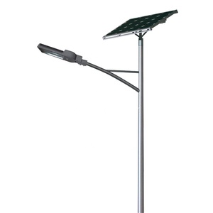 50w 80w 100W poste <span class=keywords><strong>de</strong></span> Luz LED panel solar integrado farola solar mixta farola solar mixta farola solar - Product Image 1