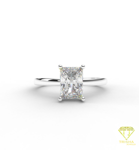 Anillo de Compromiso de Moissanita de Alta Calidad para Joyería Nupcial Elegante, Eventos de Compromiso y Momentos Especiales al Mejor Precio - Product Image 2
