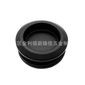 Manija oculta para puerta de vidrio Xin Xiong Jia, de acero inoxidable cepillado, diseño minimalista para baño y ducha. - Product Image 5