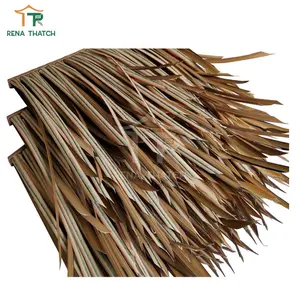 Fire rated sintetis thatch bahan atap tiki reed thatch Harga atap