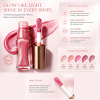 Brillo Labial Personalizado con Tu Logotipo, Brillo Labial Líquido Brillante y Voluminizador de Larga Duración, Vegano, Cruelty Free, Aceite Labial para Maquillaje
