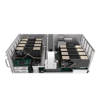 Serveur informatique en rack à double processeur haute performance 7U 8 GPU pour l'apprentissage profond, le rendu en nuage, la virtualisation et les centres de données