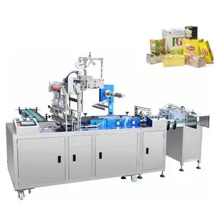 Automatic 3D Cellophane Over Packing Wrapping Machine For Perfume Chocolate Gift Box Transparent Film Packing Machine