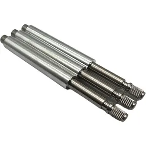 metal shaft custom stainless steel fan pin propeller spline shafts steel linear bearing motor drive shaft