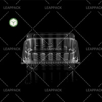 Récipient en plastique PET rectangulaire jetable personnalisé Boîte d'emballage blister de fast-food pour le stockage des légumes, des gâteaux, des gelées et des aliments