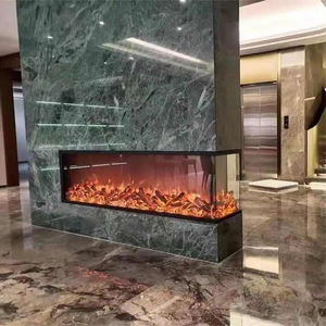 Cheminée électrique murale encastrée à flamme LED, télécommande anglaise, <span class=keywords><strong>installation</strong></span> intégrée, <span class=keywords><strong>insert</strong></span> de chauffage pour maison <span class=keywords><strong>et</strong></span> hôtel - Product Image 1