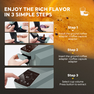 Cafetera Inteligente de 19 Bares con Calentamiento Rápido NTC, Soporte para 4 Cápsulas, Pantalla Táctil y <span class=keywords><strong>Espresso</strong></span> - Product Image 2