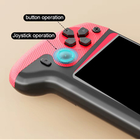 Console de jeu portable Q21 500-en-1, écran HD 3,5 pouces, jeux rétro classiques de l'enfance, manette de jeu, boîte pour enfants, cadeaux pour enfants