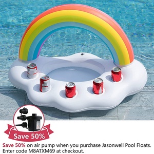 Mini Juguete Flotante de PVC Inflable Personalizado con Diseño de Arcoíris para Niños, Diversión Acuática en Piscina o Playa - Product Image 5