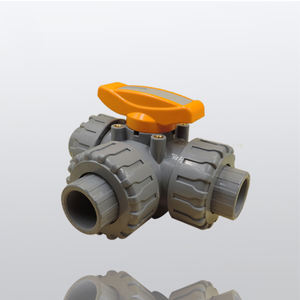 Manuale a tre vie valvola a sfera in CPVC per il controllo di olio di Gas di acqua OEM personalizzabile - Product Image 2