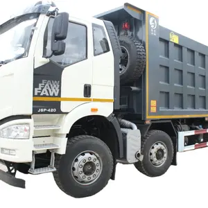 China FAW 380 400 440 480 540 Horsepower 8*4 Tipper Truck 12 Tires Heavy China Brand Dump Truck