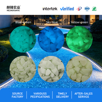 Piedras Luminosas Artificiales que Brillan en la Oscuridad para Paisajismo Exterior, Pavimentación de Jardines, Caminos y Decoración