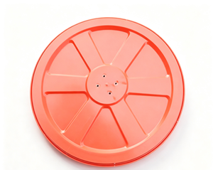 Miroir de sécurité convexe intérieur 80 cm (32 pouces) en PC, grand angle, antivol, ABS, orange, fixation murale pour entrepôt, supermarché, coin - Product Image 2