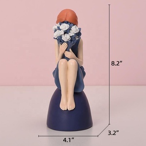 Statuette di Ragazze in Resina Carine per Decorazione Camera da Letto, Accessori <span class=keywords><strong>Moderni</strong></span> per la Casa, Vendita Calda 2024 - Product Image 6