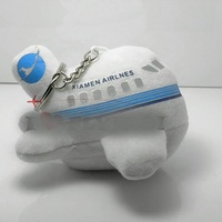 Jouets en peluche d'avion doux blanc personnalisé de dessin animé inférieur quantité minimale de commande