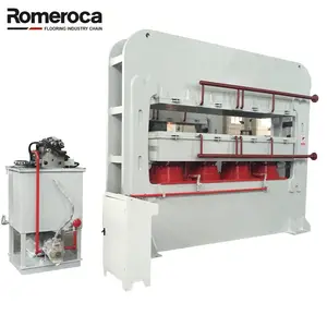 โครงสร้างโครง Romeroca ใช้งานง่ายสายการผลิตพื้นลามิเนตเครื่องกดร้อน