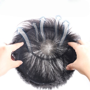 วิกผมคลุมศีรษะแบบเต็มศีรษะสำหรับ<span class=keywords><strong>ผู้</strong></span>ชาย<span class=keywords><strong>ผม</strong></span><span class=keywords><strong>สั้น</strong></span>แบบธรรมชาติถักด้วยมือสำหรับคนวัยกลางคนและผู้<span class=keywords><strong>สูงอายุ</strong></span>ฐานลูกไม้แบบเต็มระบายอากาศได้และใส่สบาย - Product Image 1