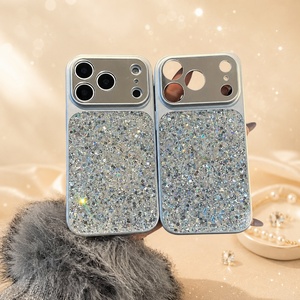 เคสโทรศัพท์ประดับเพชร พีซี หรูหรา กันกระแทก พร้อมสายคล้อง สำหรับ iPhone - Product Image 3