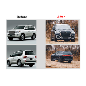 ชุดบอดี้กันชนหน้าสำหรับ Land Cruiser Navigators 2008-2015, อัพเกรดเป็นรุ่น Volcano - Product Image 3