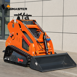 Digger Master EPA Certified <span class=keywords><strong>Mini</strong></span> Skid Steer <span class=keywords><strong>Loader</strong></span> 2-Silinder Bensin Crawler Tracks Kapasitas Bucket 0.15m Pengiriman Gratis - Product Image 2