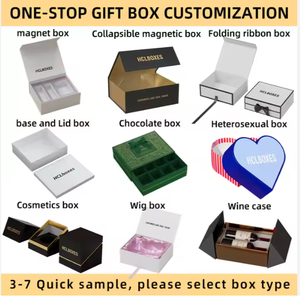 Индивидуальные гофрированные коробки для упаковки одежды и подарков с тиснением, современные, роскошные, перерабатываемые, на заказ, для доставки и почтовых отправлений, комплексное обслуживание - Product Image 5