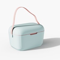 Glacière isotherme 6Qt, grande capacité, réutilisable, finition brillante, personnalisable OEM ODM, pour cadeaux d'entreprise et événements