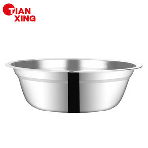 TIANXING Utensilios de cocina duraderos Comida Prerp Multi-tamaño Juego de cuencos de acero inoxidable Ensalada de verduras Cuenco de frutas Cuencos para mezclar - Product Image 6